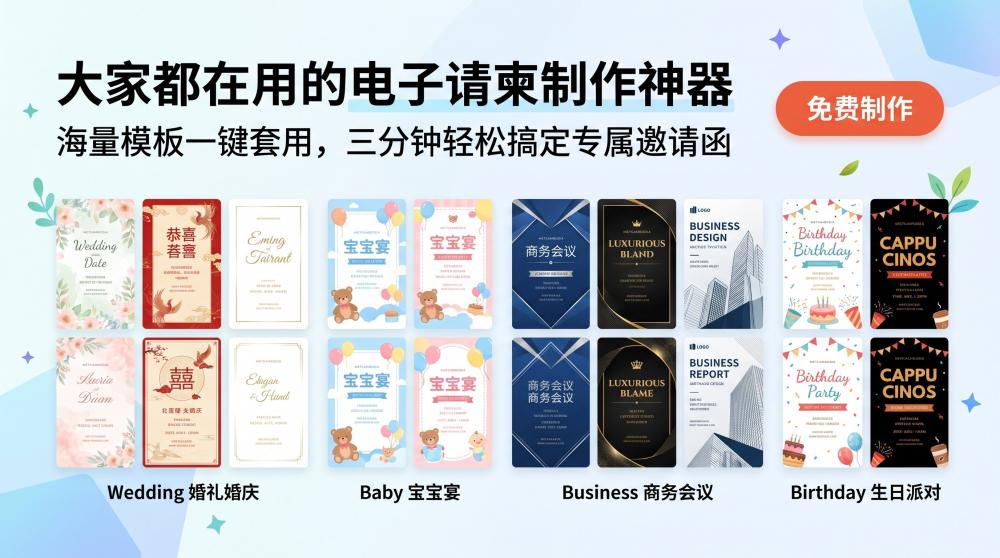 出阁宴邀请函制作全攻略！小白零经验直接照搬